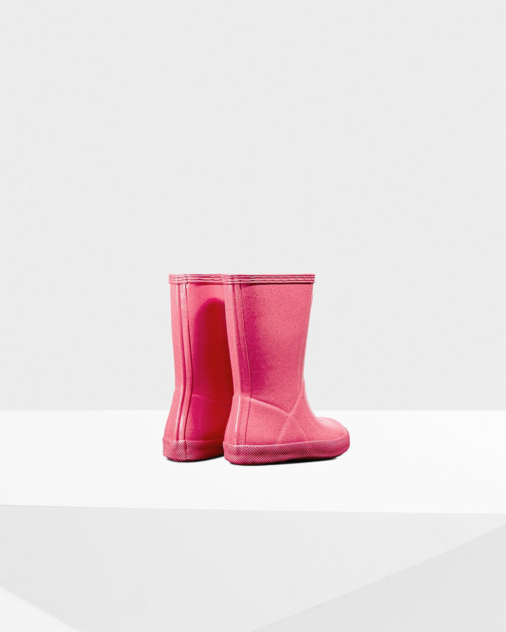 Botas de Lluvia Hunter Niños - Original First Classic Starcloud - Rosas - SXZNCOG-50